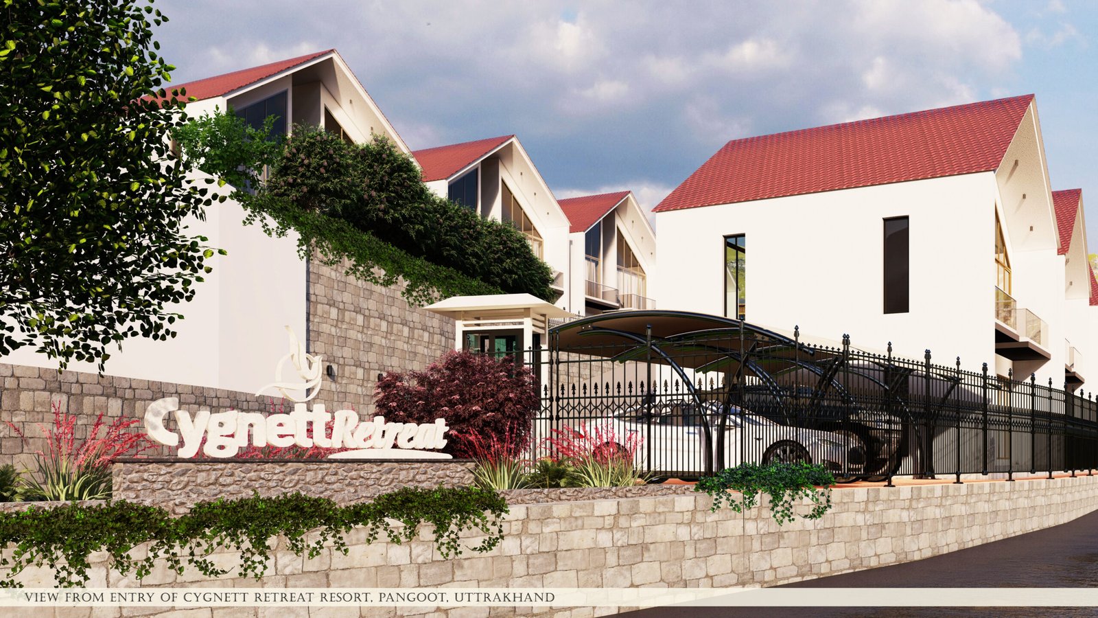 Luxury hill resort in Pangot, Uttarakhand